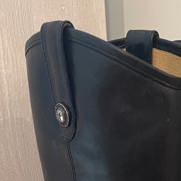 Frye Melissa Button Boots Black 8.5W - Picture 4 of 8